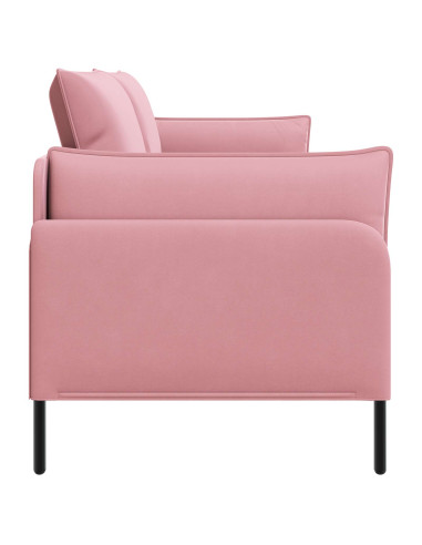 Divano 3-Persone Rosa 222 x 81 x 89 cm Velluto