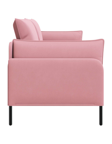 Divano 3-Persone Rosa 222 x 81 x 89 cm Velluto