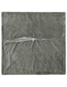 Federa 2 pcs HOUTEN Grigio Scuro 60 x 60 cm Flanella 2