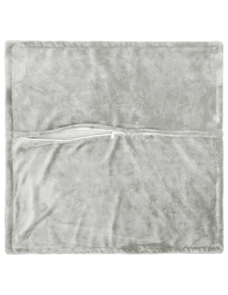 Federa 2 pcs HOUTEN Grigio Chiaro 65 x 65 cm Flanella