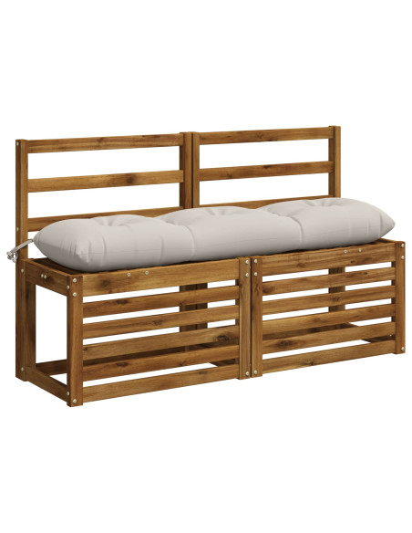 Cuscino per panchina VIANEN 100% Poliestere Bianco