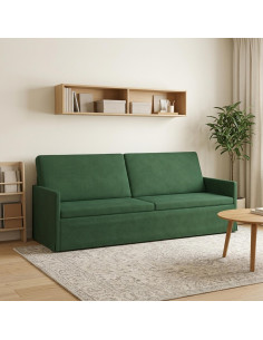 Divano a 3 posti Verde Giungla 220 x 81 x 82 cm