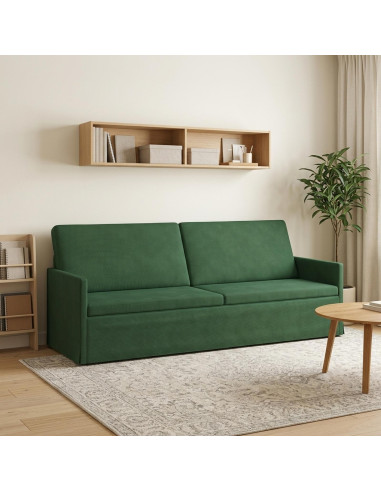 Divano a 3 posti Verde Giungla 220 x 81 x 82 cm