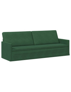Divano a 3 posti Verde Giungla 220 x 81 x 82 cm 2