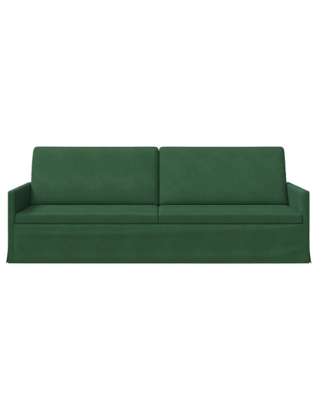 Divano a 3 posti Verde Giungla 220 x 81 x 82 cm