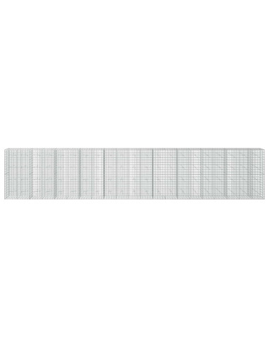 Gabione con Filo da 3,5 mm e Rete da 5x10 cm 1050x20x200 cm