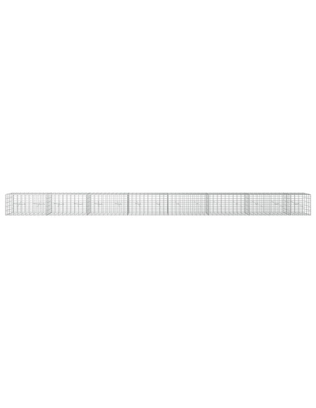Gabione con Filo da 3,5 mm e Rete da 5x10 cm 750x20x50 cm