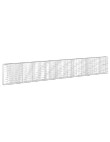 Gabione con Filo da 3,5 mm e Rete da 5x10 cm 650x30x100 cm
