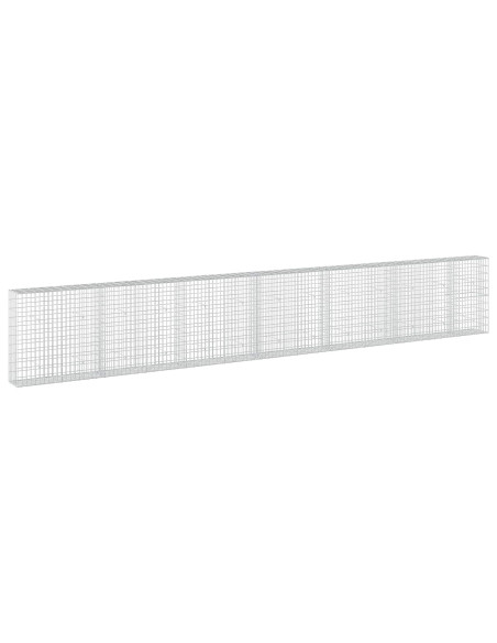 Gabione con Filo da 3,5 mm e Rete da 5x10 cm 650x30x100 cm