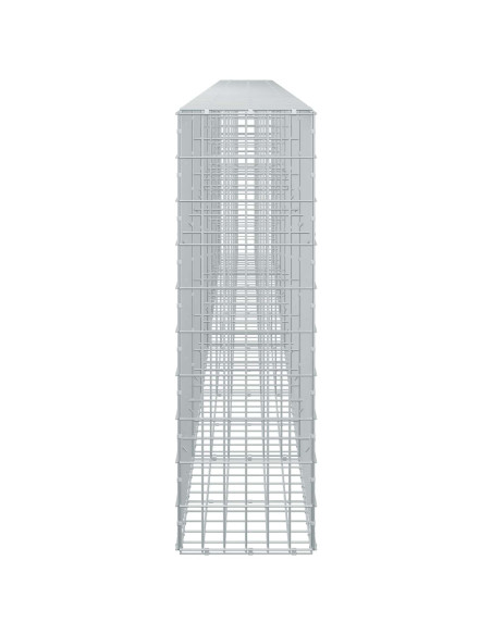 Gabione con Filo da 3,5 mm e Rete da 5x10 cm 650x30x100 cm