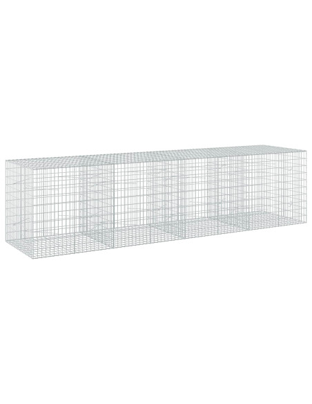 Gabione con Filo da 3,5 mm e Rete da 5x10 cm 400x100x100 cm