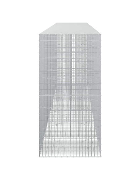 Gabione con Filo da 3,5 mm e Rete da 5x10 cm 650x100x200 cm