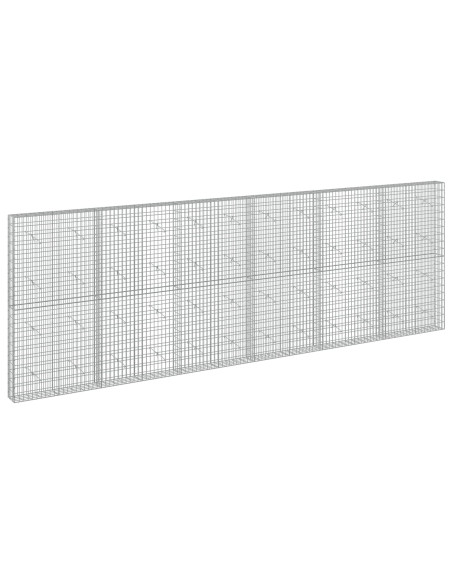 Gabione con Filo da 3,5 mm e Rete da 5x10 cm 600x20x200 cm