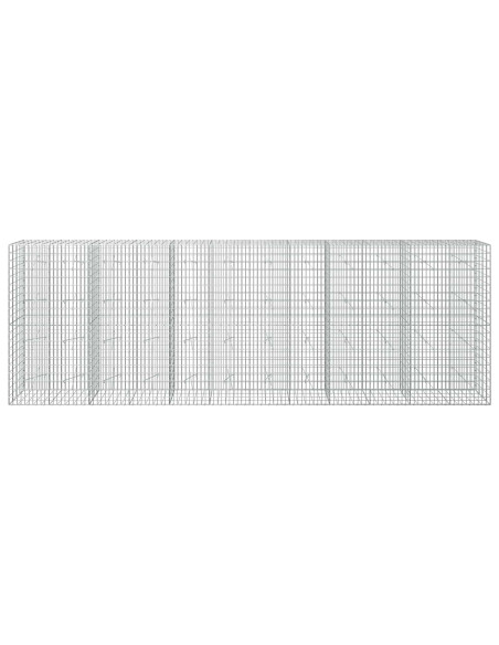 Gabione con Filo da 3,5 mm e Rete da 5x10 cm 600x20x200 cm