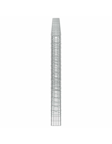 Gabione con Filo da 3,5 mm e Rete da 5x10 cm 600x20x200 cm