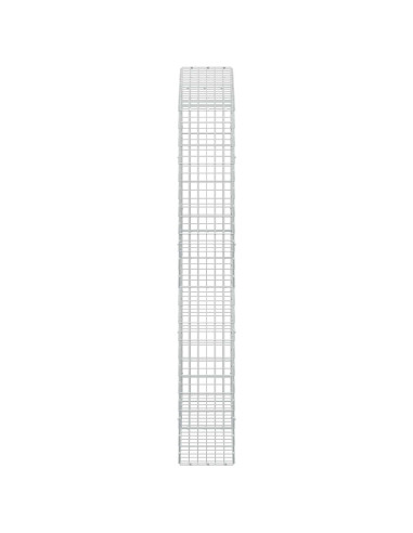 Gabione con Filo da 3,5 mm e Rete da 5x10 cm 200x30x200 cm