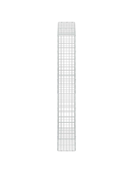 Gabione con Filo da 3,5 mm e Rete da 5x10 cm 200x30x200 cm