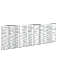 Gabione con Filo da 3,5 mm e Rete da 5x10 cm 450x20x150 cm 2