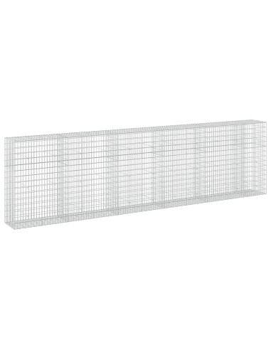 Gabione con Filo da 3,5 mm e Rete da 5x10 cm 550x50x150 cm