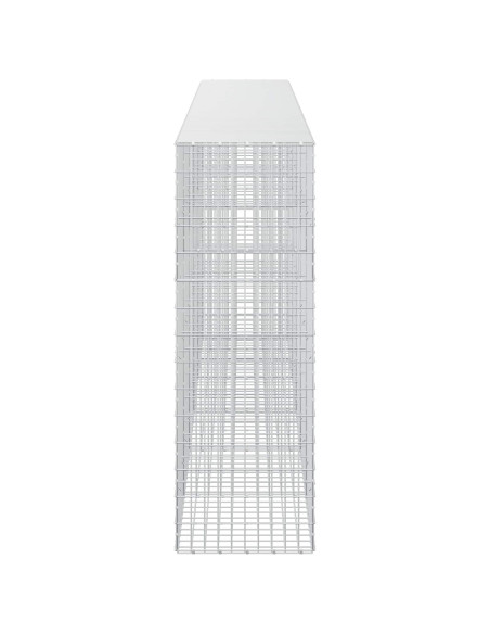 Gabione con Filo da 3,5 mm e Rete da 5x10 cm 550x50x150 cm