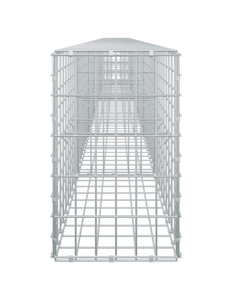 Gabione con Filo da 3,5 mm e Rete da 5x10 cm 650x30x50 cm