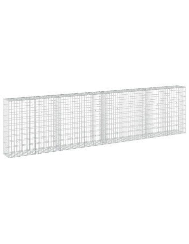 Gabione con Filo da 3,5 mm e Rete da 5x10 cm 400x30x100 cm