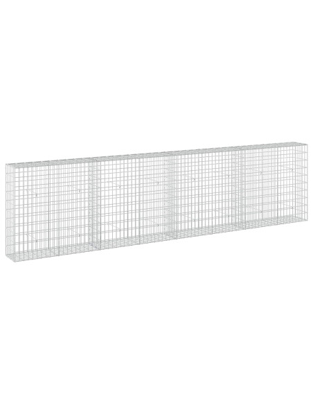 Gabione con Filo da 3,5 mm e Rete da 5x10 cm 400x30x100 cm