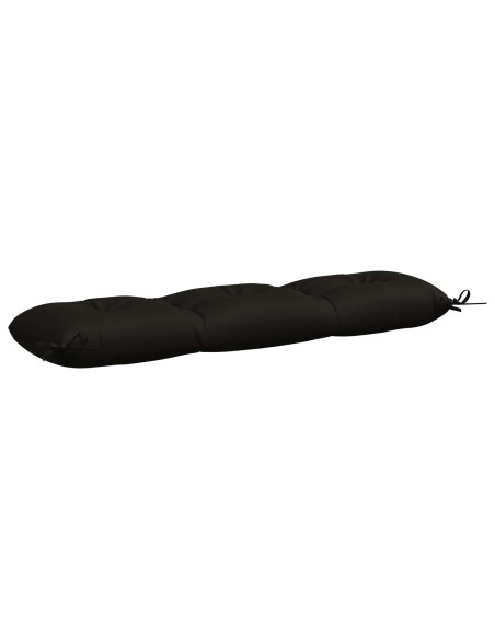 Cuscini per Panchina a 2 Pezzi VIANEN 100% Poliestere Nero