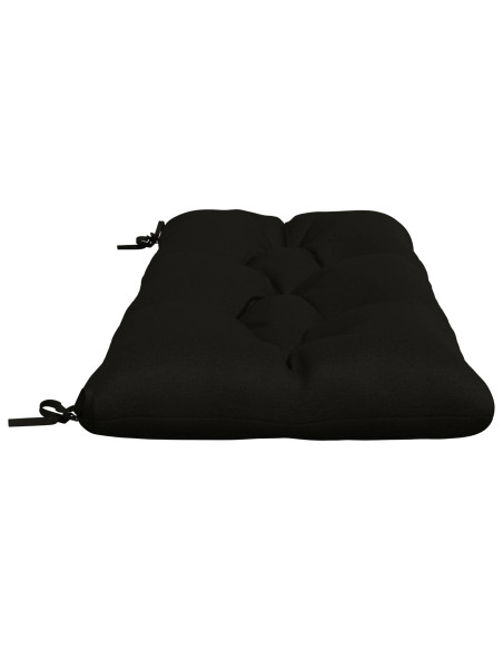 Cuscini per Panchina a 2 Pezzi VIANEN 100% Poliestere Nero