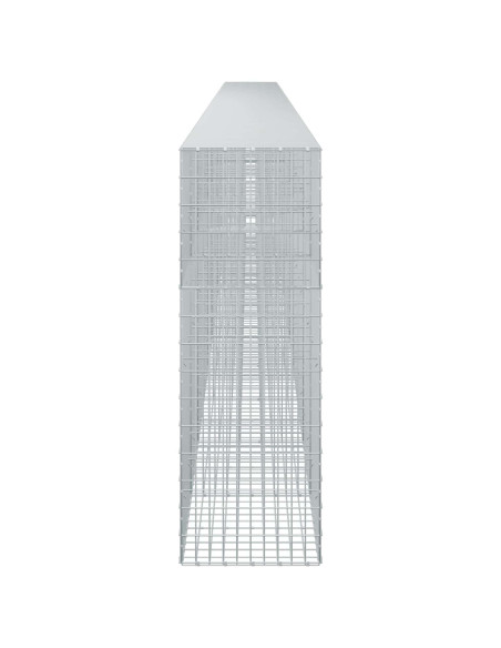 Gabione con Filo da 3,5 mm e Rete da 5x10 cm 1100x50x150 cm