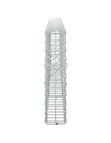 Gabione con Filo da 3,5 mm e Rete da 5x10 cm 350x10x50 cm