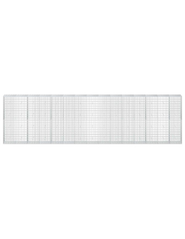 Gabione con Filo da 3,5 mm e Rete da 5x10 cm 750x50x200 cm