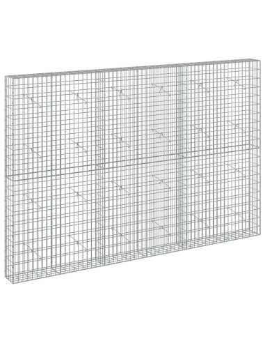 Gabione con Filo da 3,5 mm e Rete da 5x10 cm 300x20x200 cm