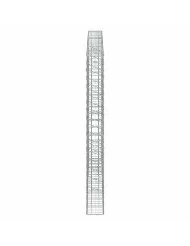 Gabione con Filo da 3,5 mm e Rete da 5x10 cm 300x20x200 cm