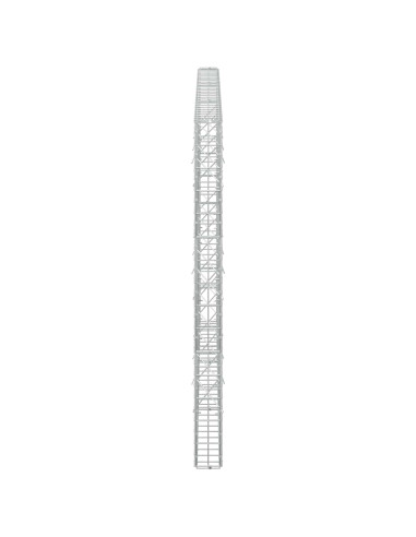 Gabione con Filo da 3,5 mm e Rete da 5x10 cm 300x10x150 cm