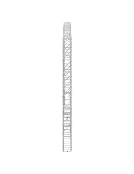 Gabione con Filo da 3,5 mm e Rete da 5x10 cm 300x10x150 cm