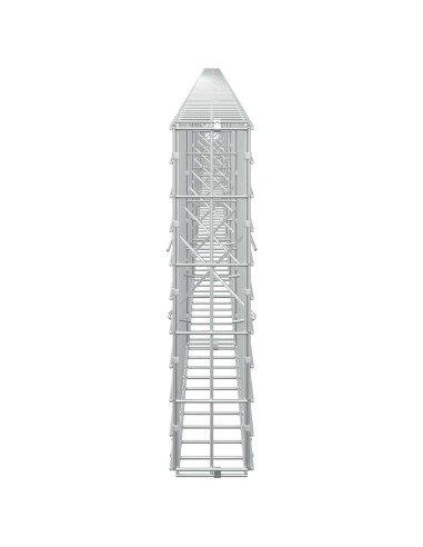 Gabione con Filo da 3,5 mm e Rete da 5x10 cm 900x10x50 cm