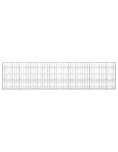 Gabione con Filo da 3,5 mm e Rete da 5x10 cm 650x30x150 cm