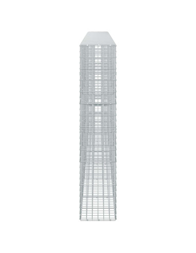 Gabione con Filo da 3,5 mm e Rete da 5x10 cm 650x30x150 cm