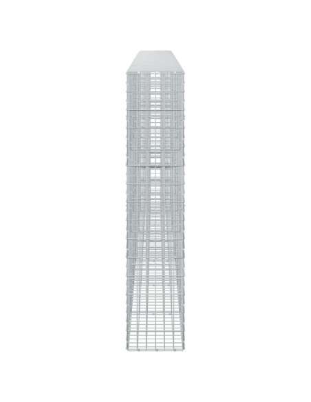 Gabione con Filo da 3,5 mm e Rete da 5x10 cm 650x30x150 cm