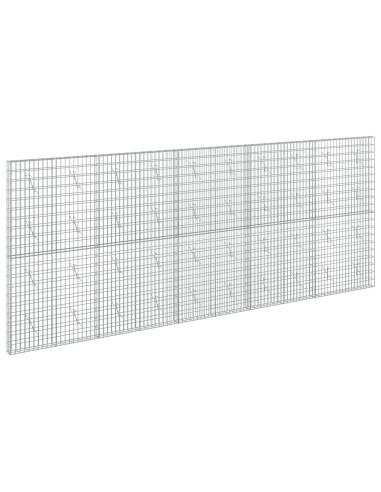 Gabione con Filo da 3,5 mm e Rete da 5x10 cm 500x10x200 cm