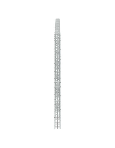 Gabione con Filo da 3,5 mm e Rete da 5x10 cm 500x10x200 cm