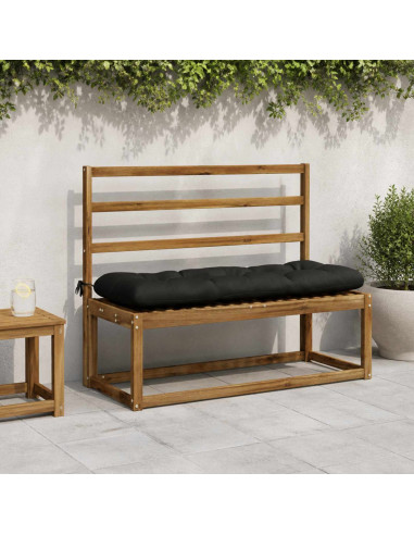 Cuscino per panchina VIANEN 100% Poliestere Nero