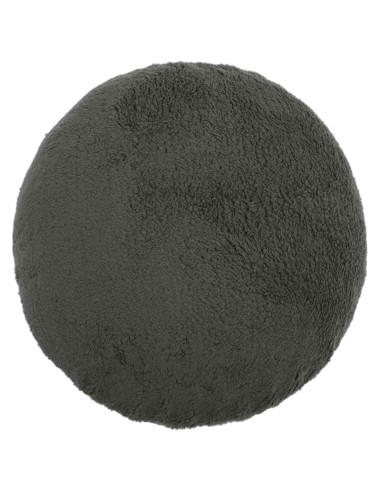 Federa 2 pcs HEERLEN Grigio Scuro Ø 30 cm Bouclé
