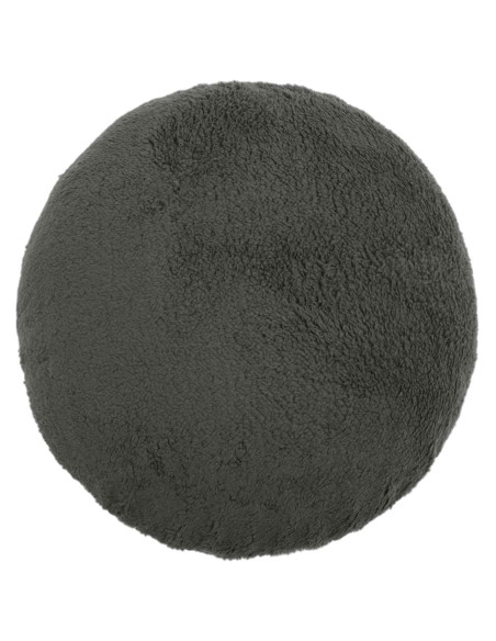 Federa 2 pcs HEERLEN Grigio Scuro Ø 60 cm Bouclé