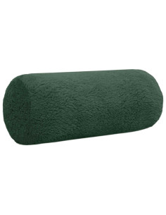 Federa 2 pcs HEERLEN Verde Scuro Ø 15 x 40 cm Bouclé 2