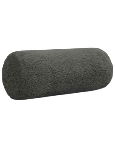 Federa 2 pcs HEERLEN Grigio Scuro Ø 15 x 40 cm Bouclé