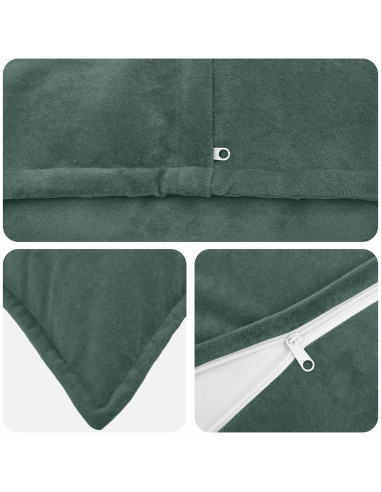Federa 6 pcs HOUTEN Blu mare 60 x 60 cm Fleece in microfibra