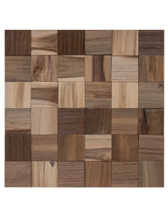 Pannello da Parete 11 pz Naturale 30 x 30 x 2 cm