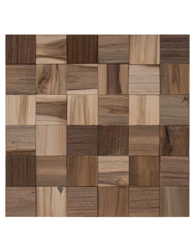 Pannello da Parete 11 pz Naturale 30 x 30 x 2 cm